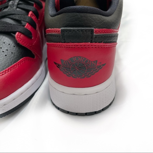 AIR JORDAN 1 LOW GYM RED / BLACK - Picture 11 of 14